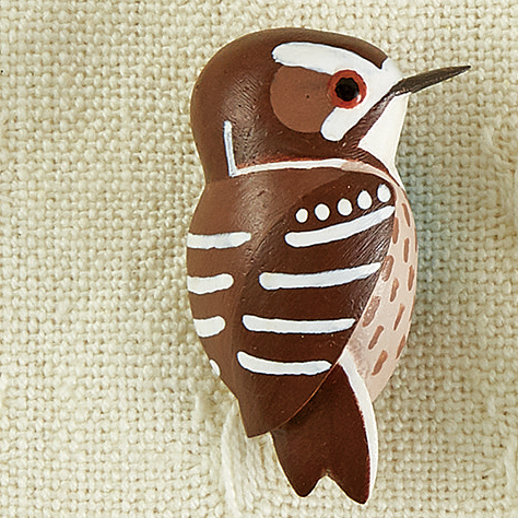バードカービング コゲラ(キツツキ) マグネット 野鳥 木彫り バードカービング コゲラ(キツツキ) マグネット 野鳥 木彫り - メルカリ