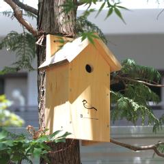 日本野鳥の会 バードショップオンライン Wild Bird 巣箱 シジュウカラ用巣箱 組立キット 日本野鳥の会 バードショップオンライン Wild Bird 巣箱 シジュウカラ用巣箱 組立キット